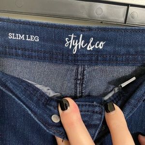 Style & Co slim leg jeans size 10